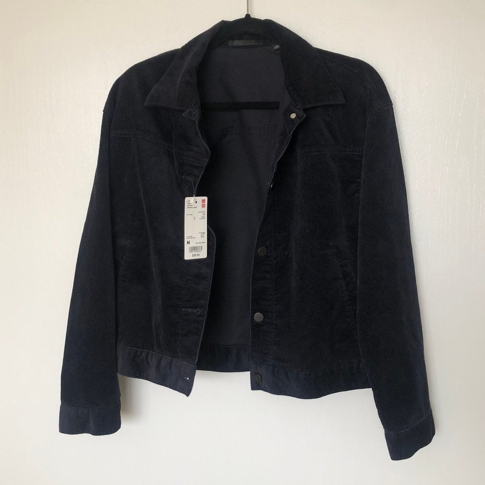 NWOT - UNLIQLO - WOMEN CORDUROY OVERSIZE JACKET